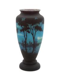 A Daum Cameo Vase — 20TH CENTURY