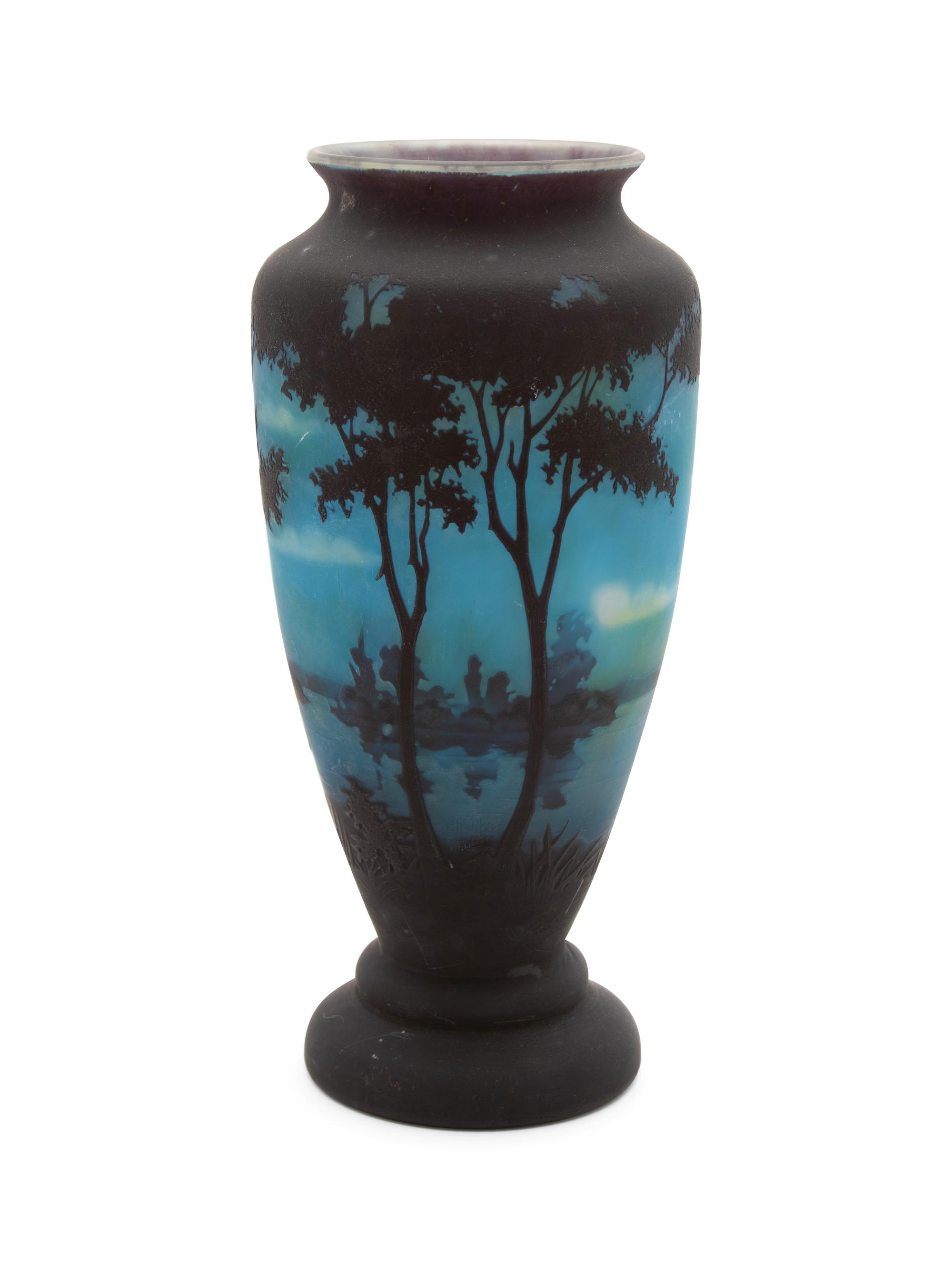 A Daum Cameo Vase — 20TH CENTURY
