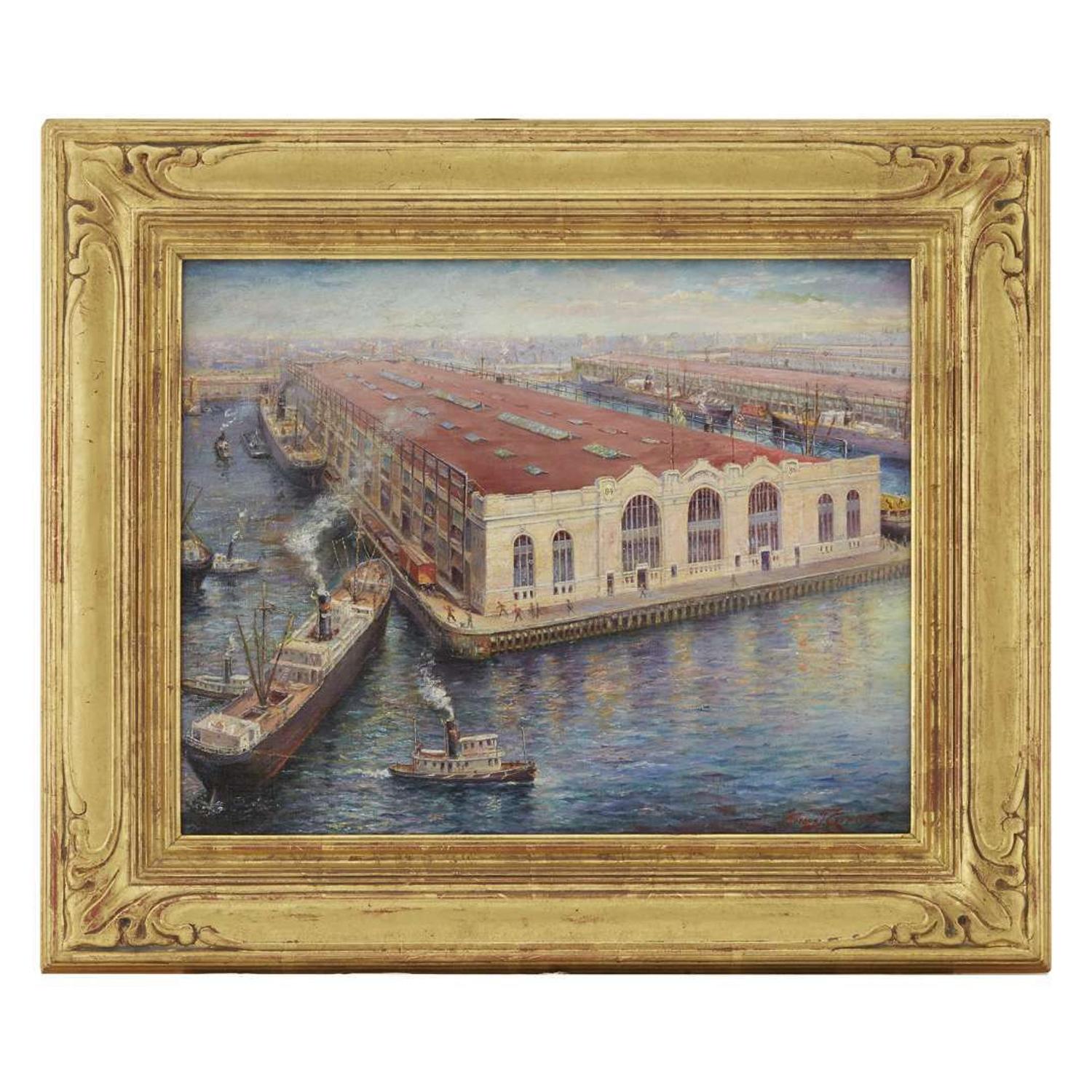 HORACE CARPENTER (AMERICAN 1857-1947) "MUNICIPAL PIER"