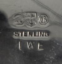 An American Silver Centerpiece Bowl, Gorham Mfg. Co., Providence, RI, having a gadroon rim, the border with an engraved script monogram