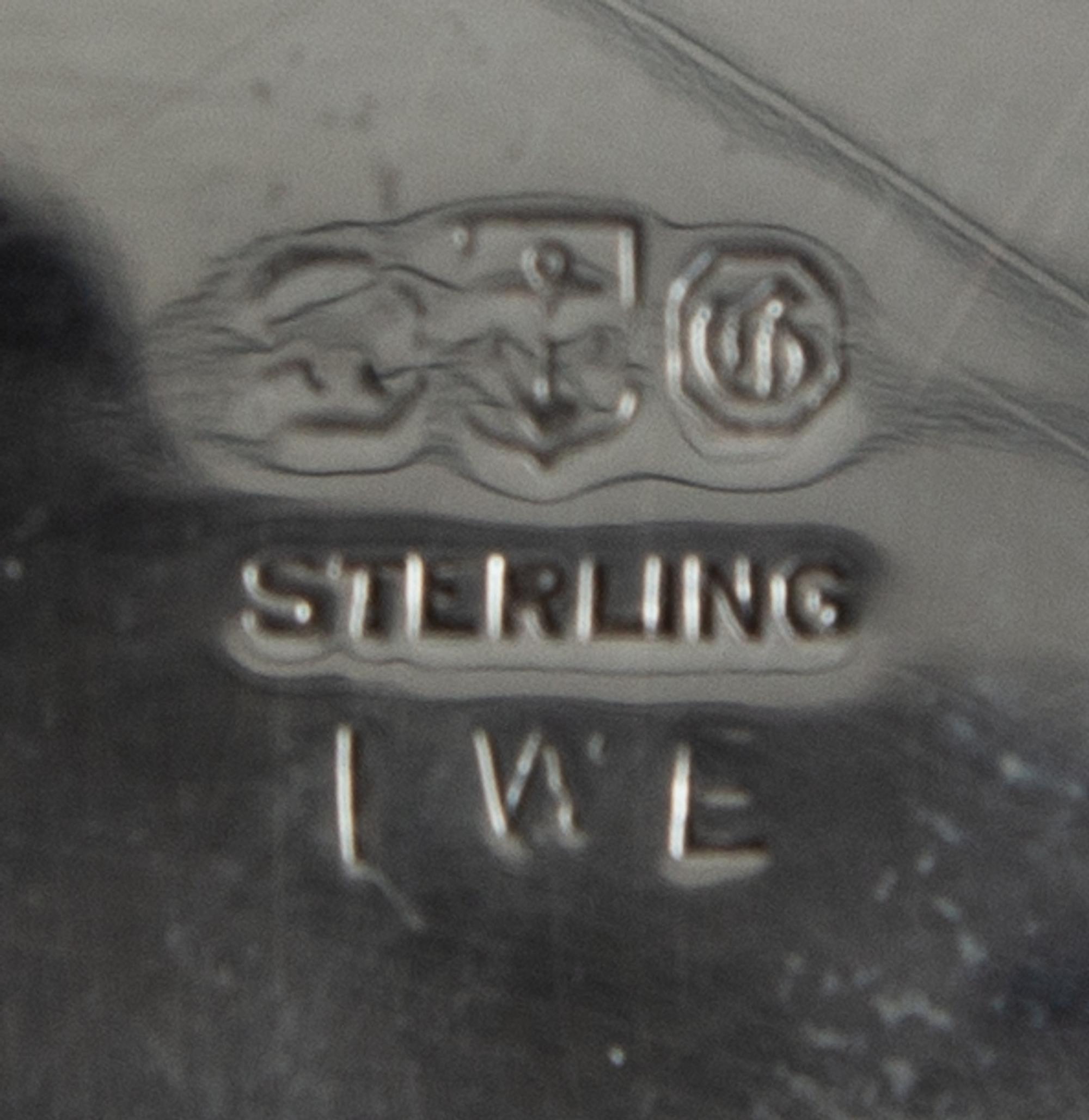 An American Silver Centerpiece Bowl, Gorham Mfg. Co., Providence, RI, having a gadroon rim, the border with an engraved script monogram