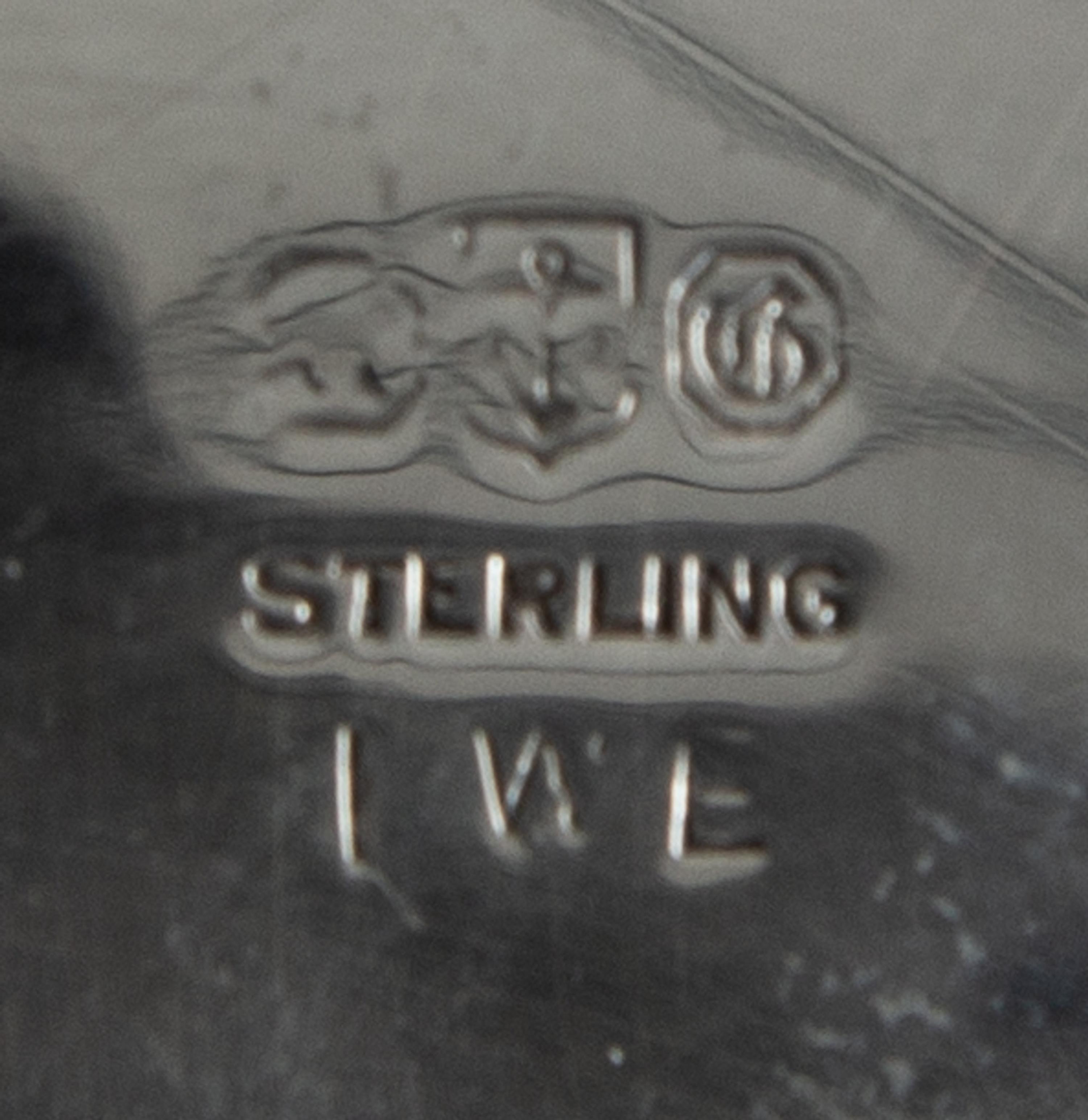 An American Silver Centerpiece Bowl, Gorham Mfg. Co., Providence, RI, having a gadroon rim, the border with an engraved script monogram