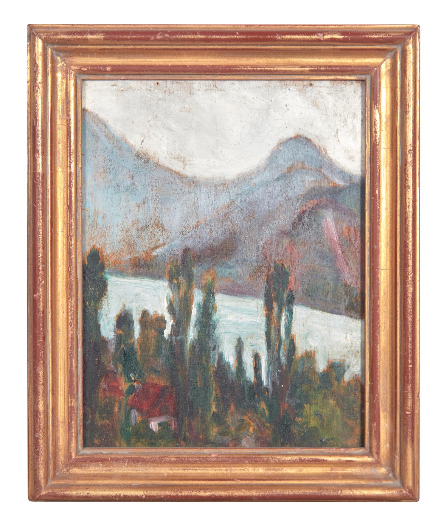 Landscape with Mountains and Trees