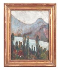 Landscape with Mountains and Trees