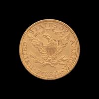 An 1882 Liberty Head $5 Gold Coin