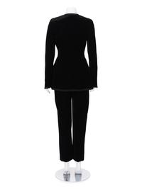 Chanel Boutique Velvet Pant Ensemble, Fall 1993