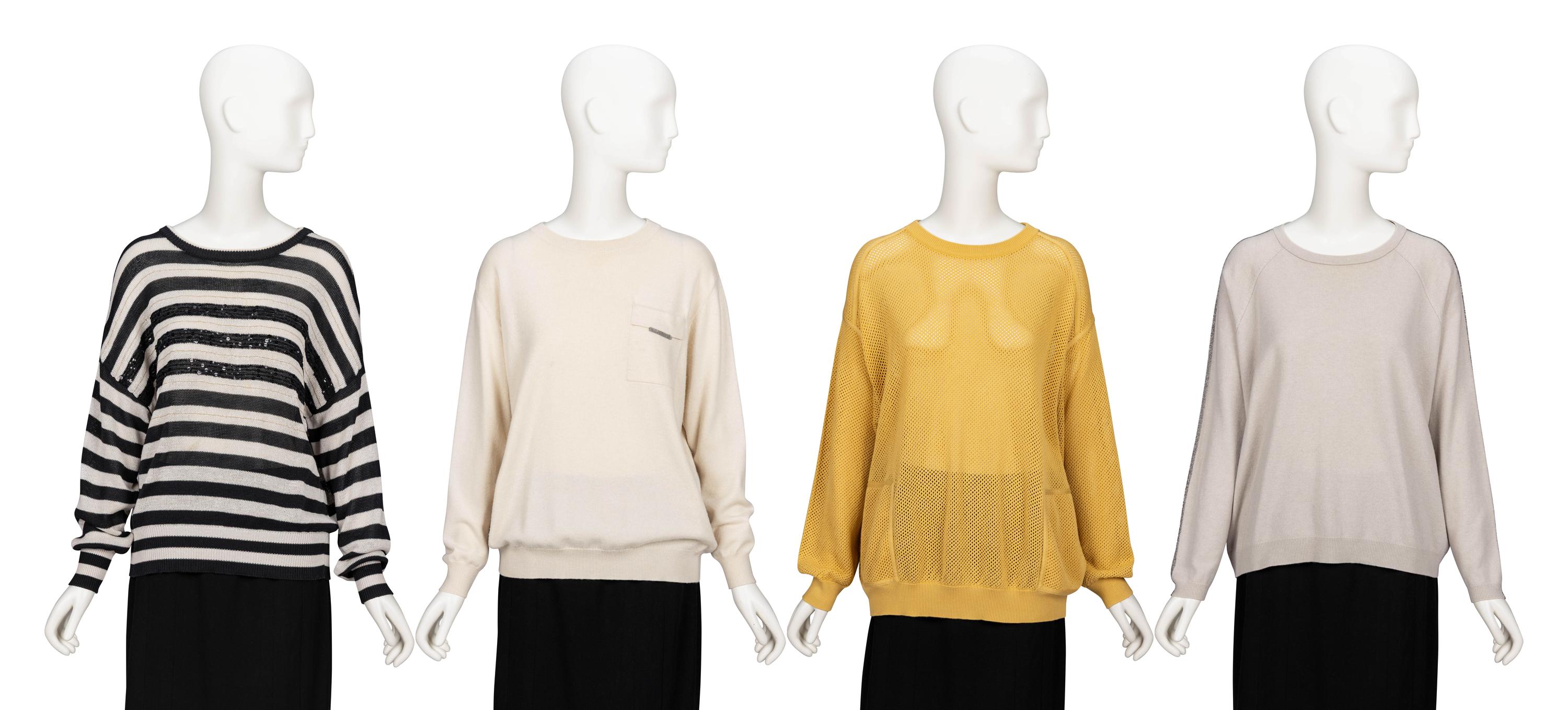 Brunello Cucinelli, Four Sweaters
