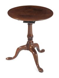 A George III Mahogany Tilt-Top Table