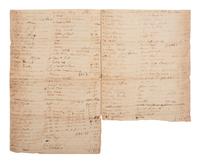 [ENSLAVEMENT & ABOLITION]. A group of 4 estate documents listing individual enslaved persons, most by name. [Lincoln County, KY], 1809-1830.
