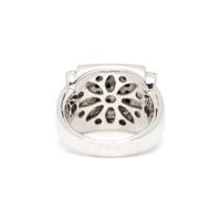 BLACK DIAMOND AND DIAMOND RING