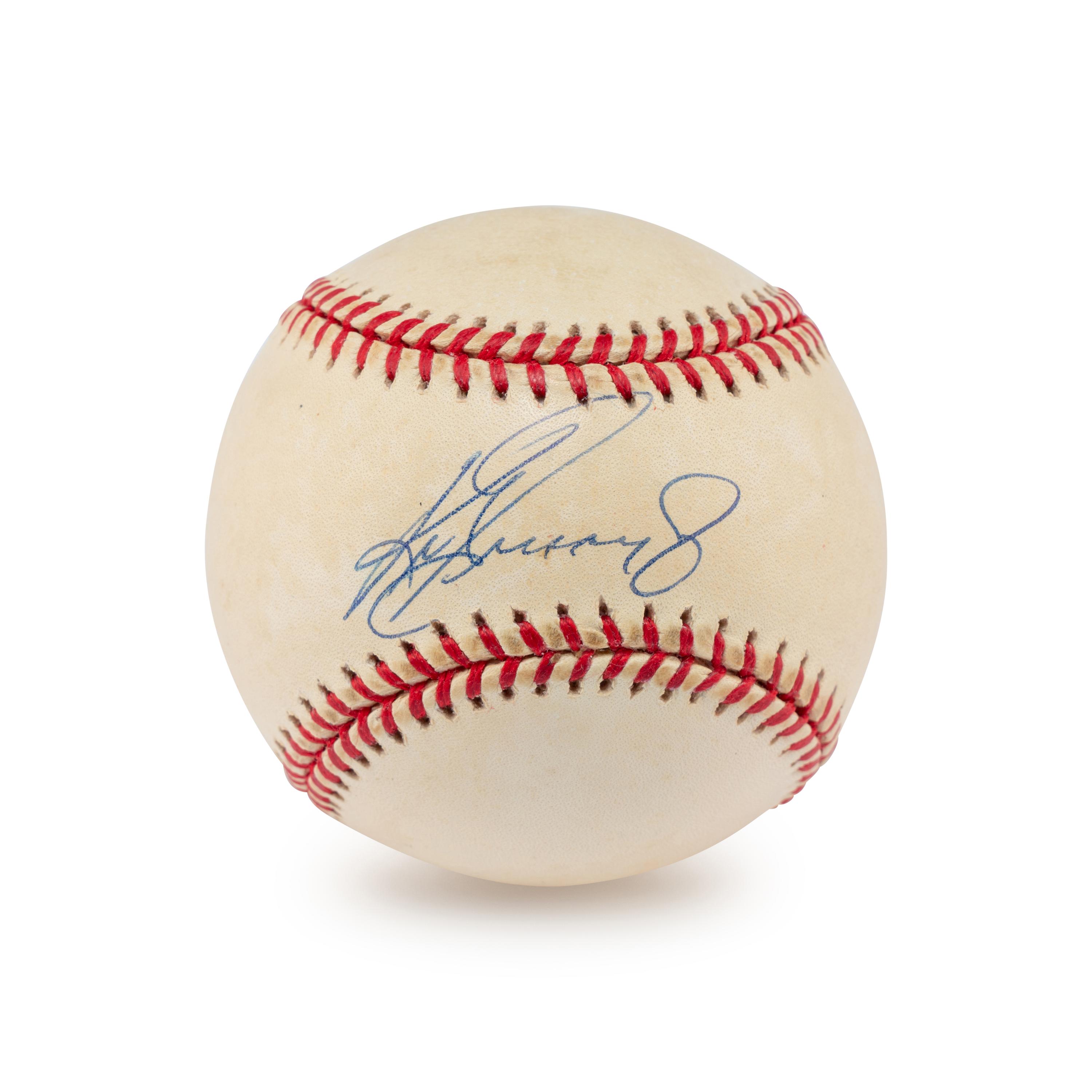 A Ken Griffey Jr. Single Signed Autograph Baseball (PSA Sticker)