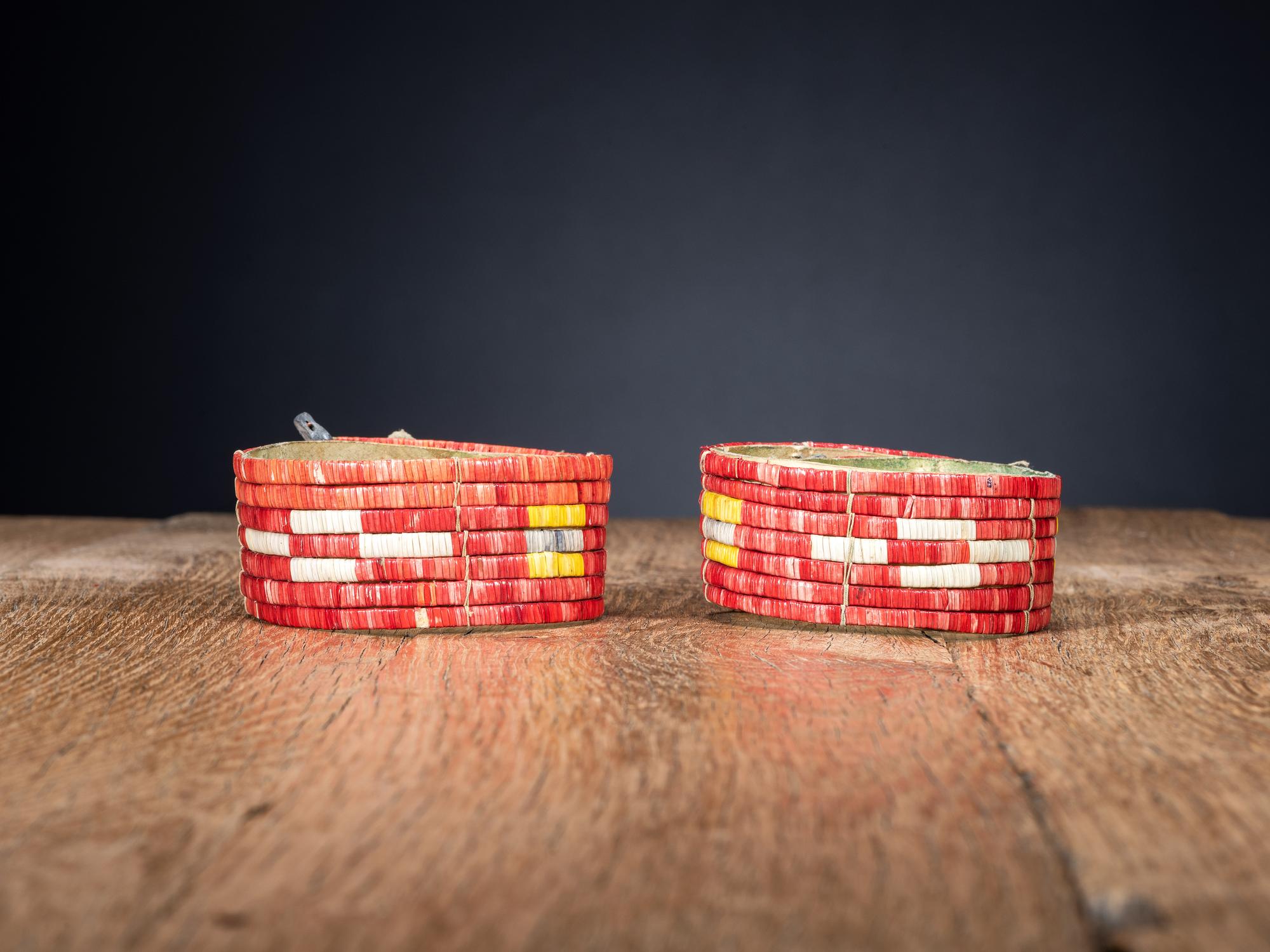 Sioux Quilled Arm Bands