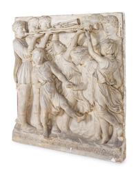 A Neoclassical Style Plaster Relief Panel