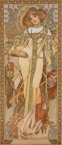 Alphonse Mucha, (Czech, 1860-1939), L'Automne, c. 1903
