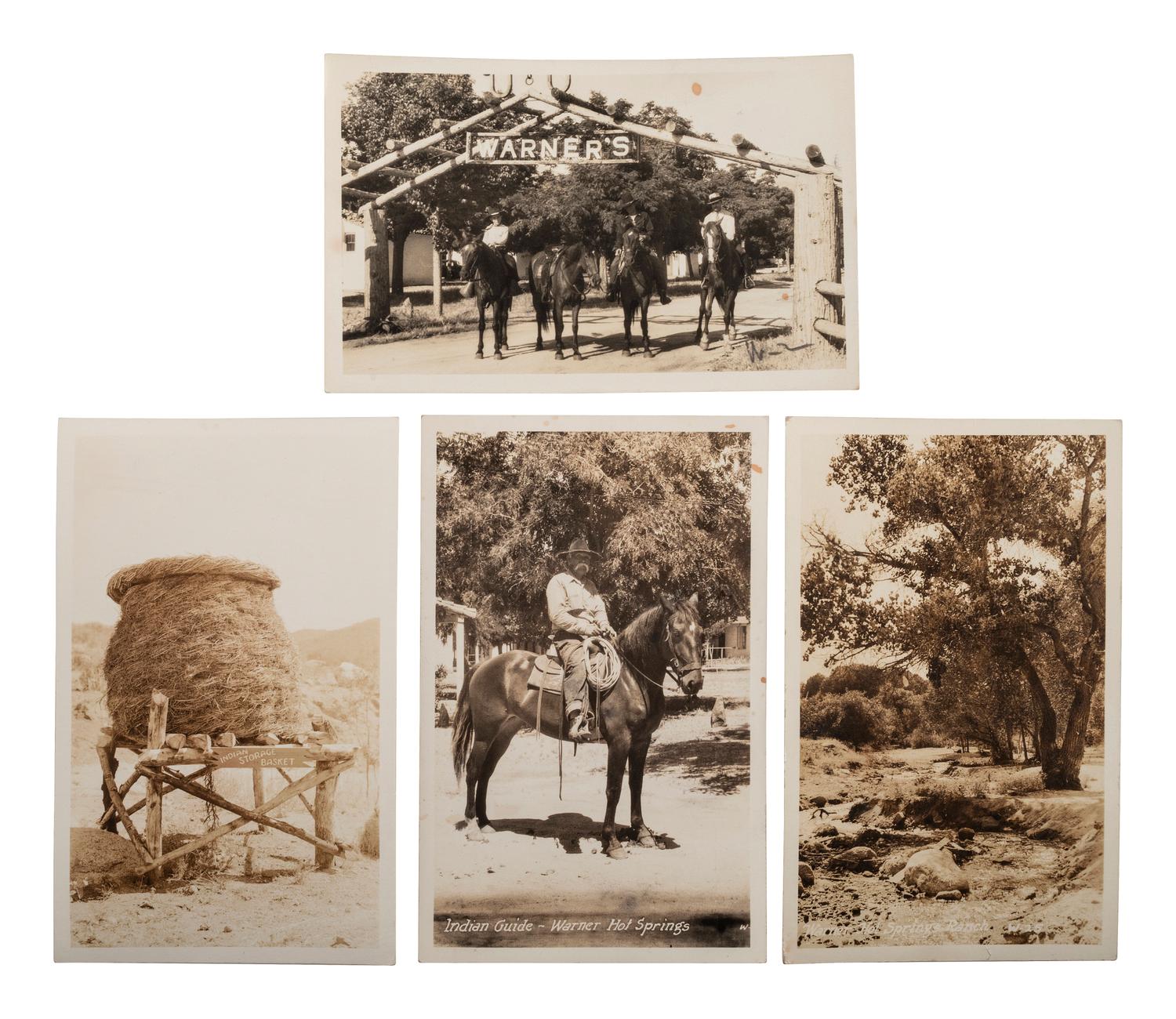 [WESTERN AMERICANA]. A group of 123 RPPCs & photographs of rural California.
