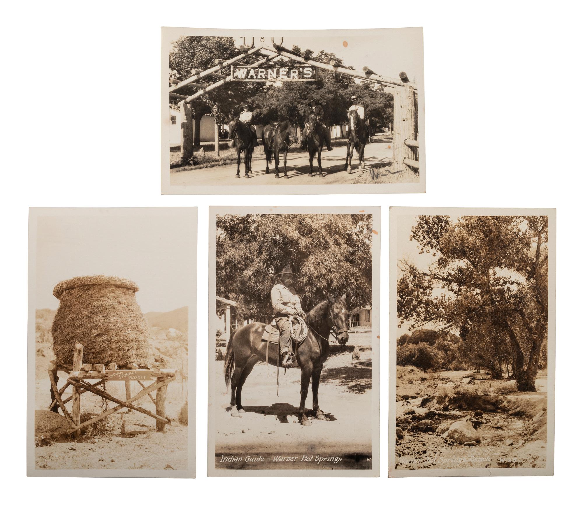 [WESTERN AMERICANA]. A group of 123 RPPCs & photographs of rural California.