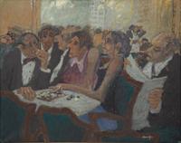 Card Game at Cafe Florian