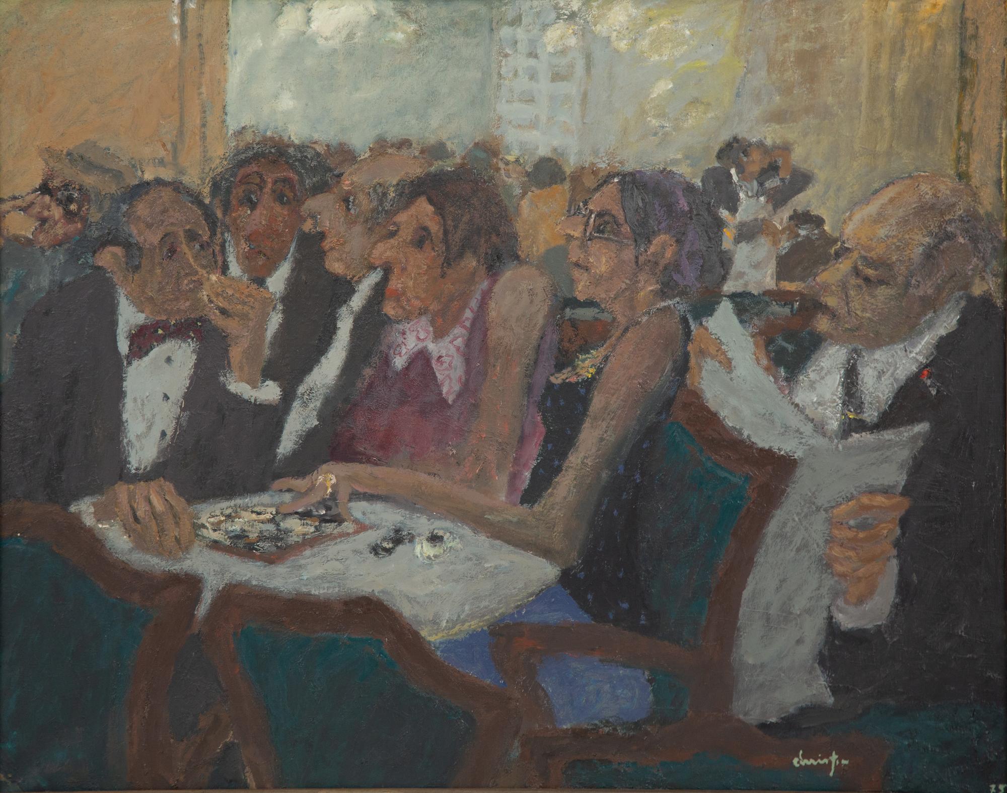 Card Game at Cafe Florian