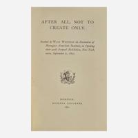 [Literature] Whitman, Walt After All, Not To Create Only