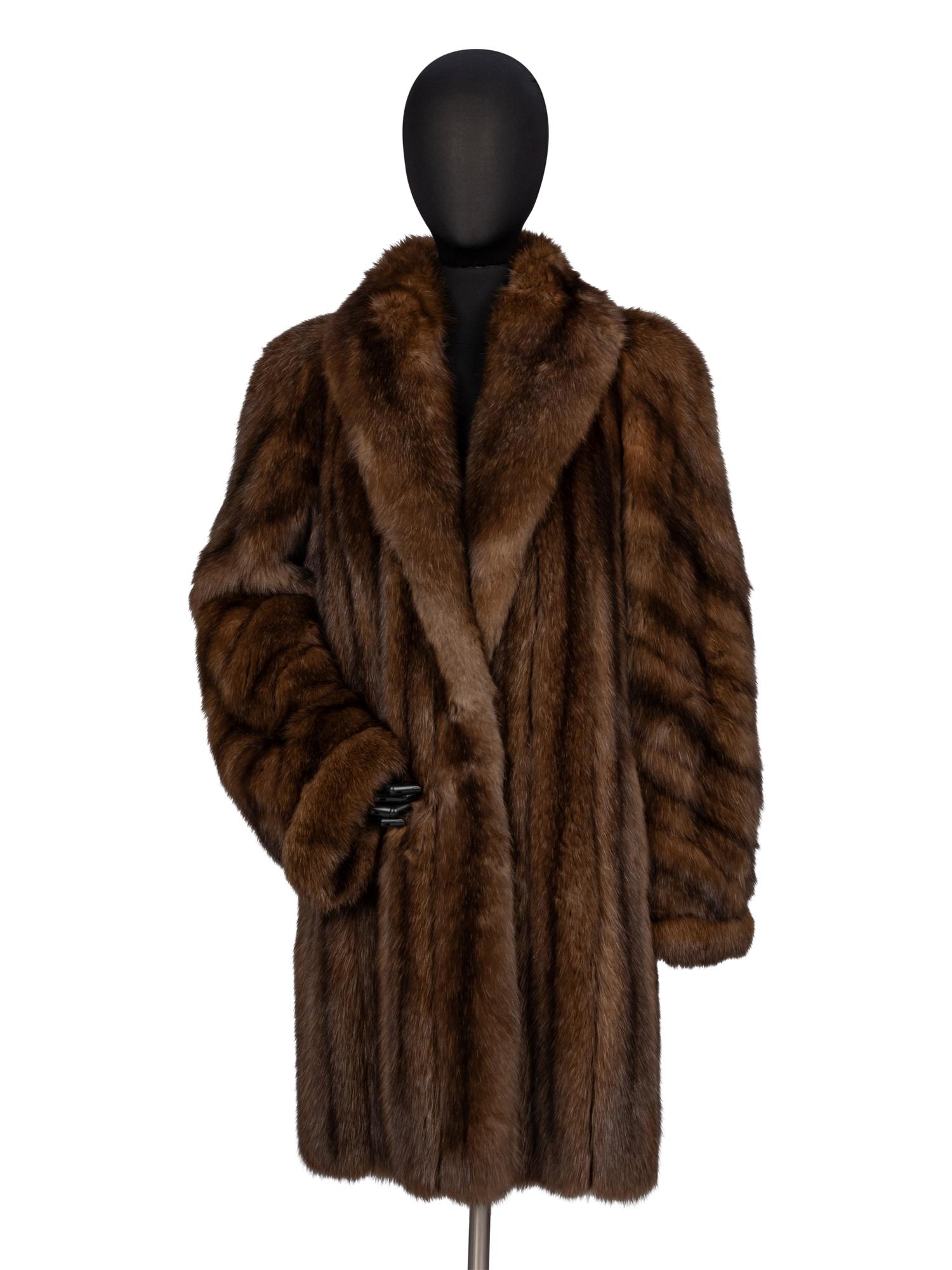 A Russian Sable Fur Coat