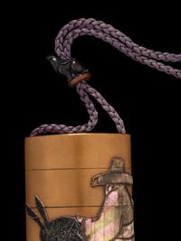 A Japanese Mother-of-Pearl Inlaid Gold Lacquer Four-Case Inro