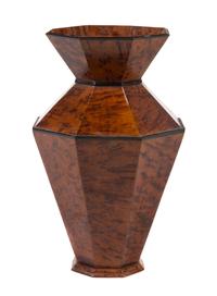 A Biedermeier Burl Maple Cane Stand Height 22 1/2 inches.