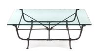 Style of Diego Giacometti, c.1980, low table