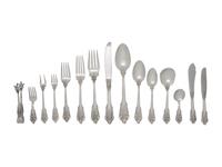 An American Silver Flatware Service