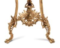 A Pair of Continental Gilt Bronze Stands