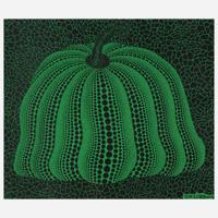 Yayoi Kusama (Japanese, b. 1929) Pumpkin 2000 (Green)