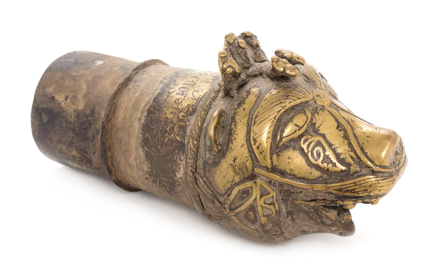A Nepalese Bronze Fountain Head — 17TH/18TH CENTURY