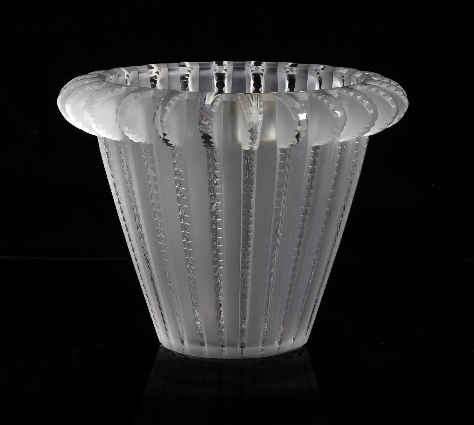 Lalique, France, 20th Century, Royat Vase