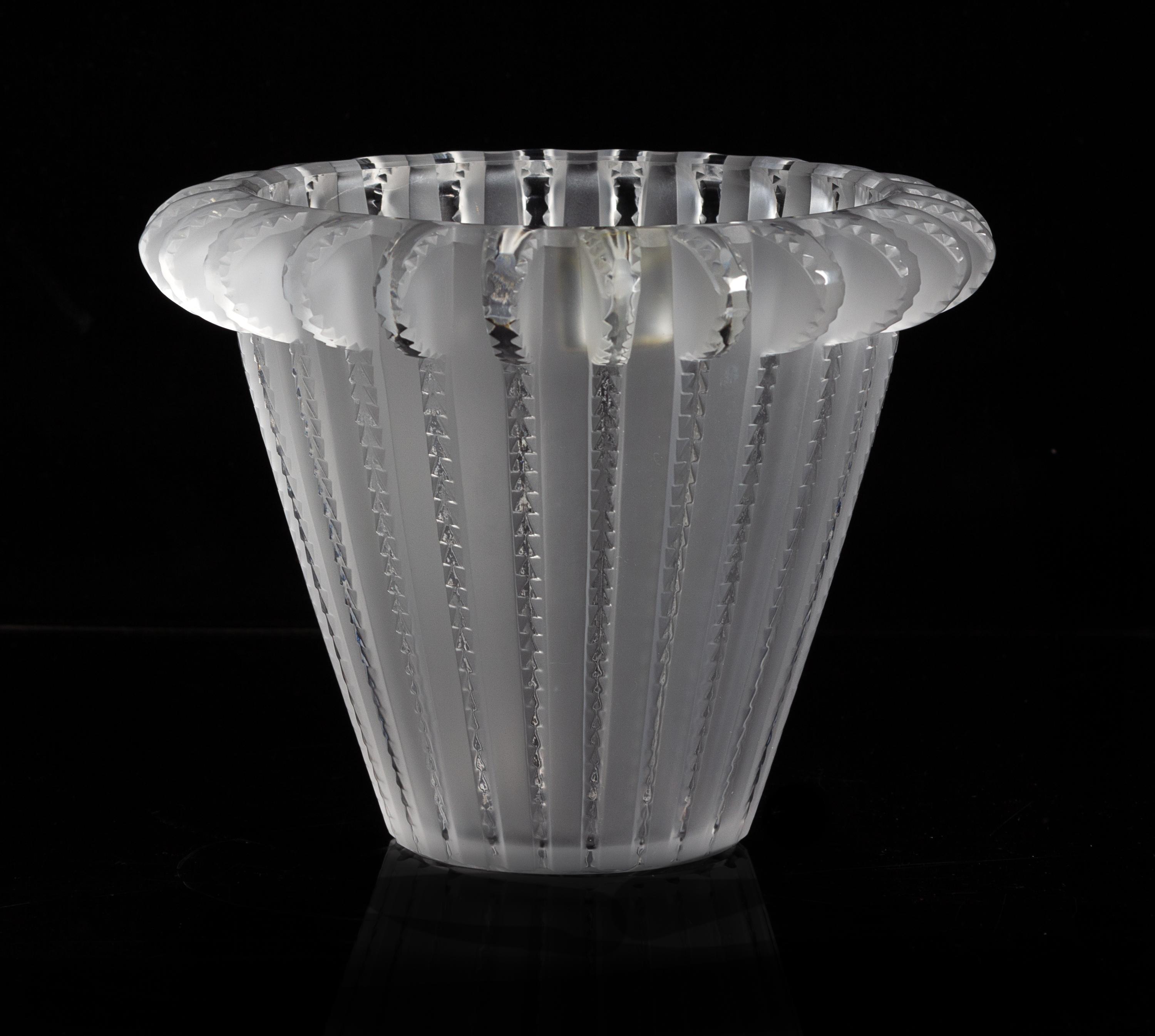 Lalique, France, 20th Century, Royat Vase