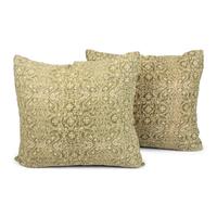 A Pair of Fortuny Moresco Throw Pillows