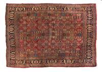 A Persian Wool Rug 12 feet 7 inches x 9 feet 2 inches.