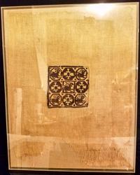 A Coptic Cloth. Height 21 x width 17 inches.