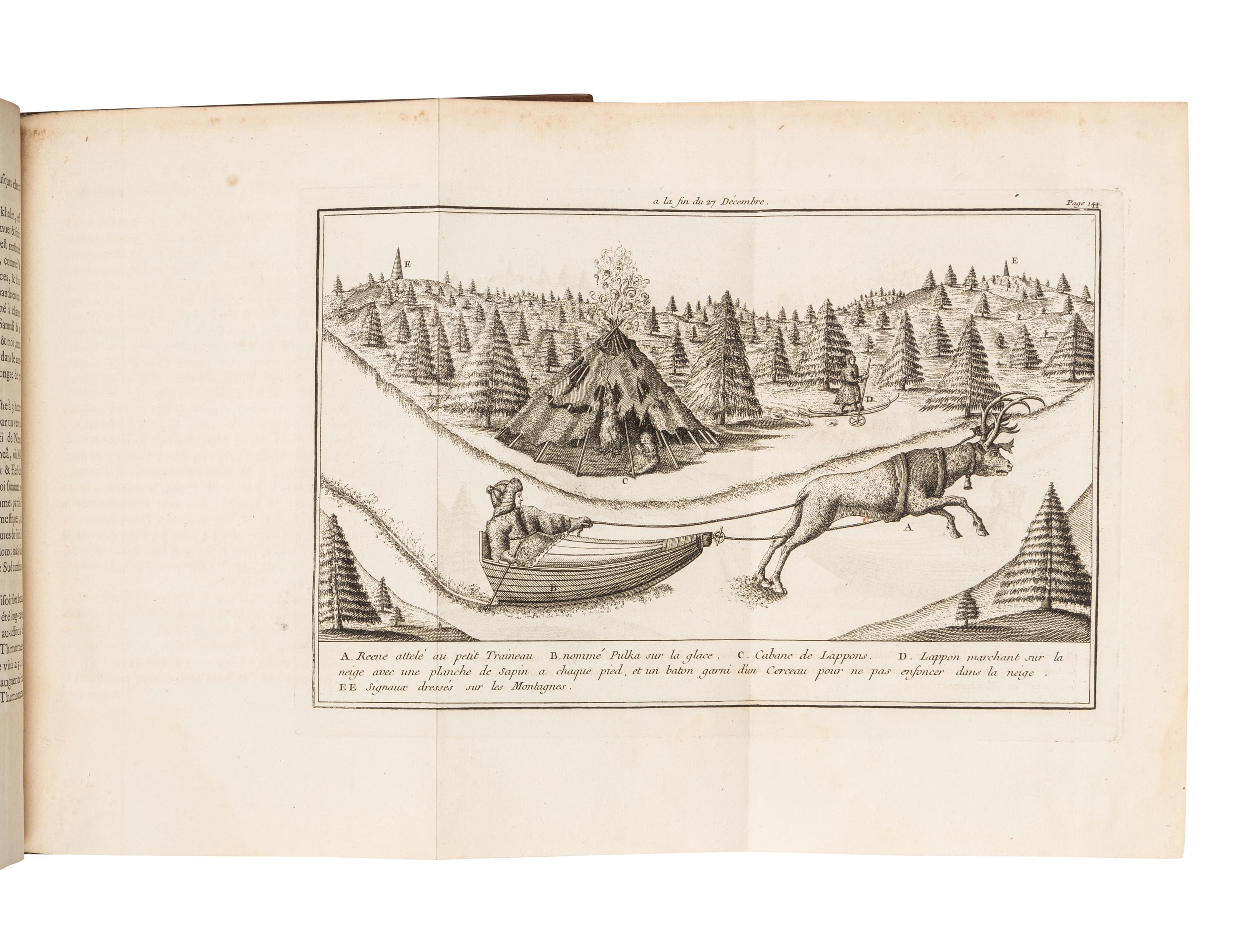 OUTHIER, Reginald (1694-1774). Journal d'un Voyage au Nord, en 1736 et 1737 . Paris: Chez Piget and Durand, 1744.