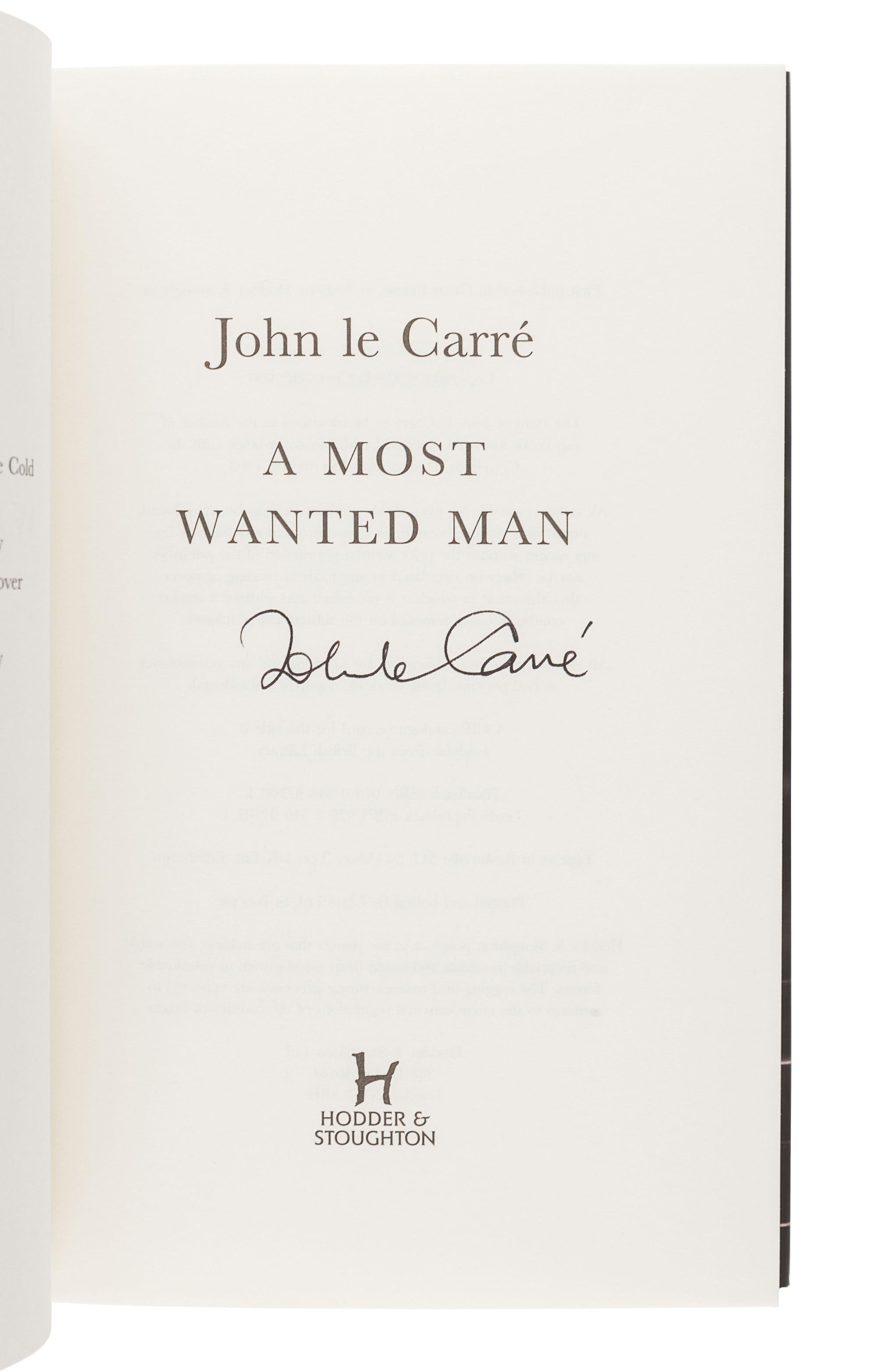 LE CARRÉ, John (1931-2020). A group of 6 works by Le Carré, comprising: