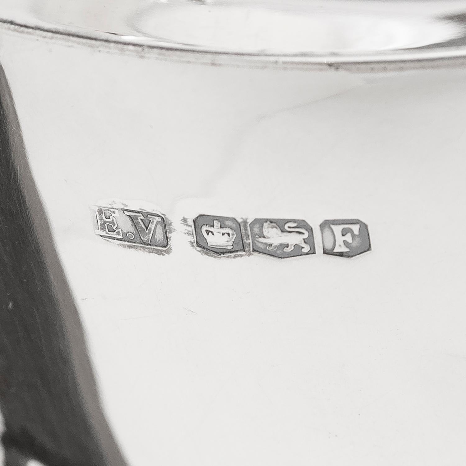 An English Silver Five-Piece Tea and Coffee Service