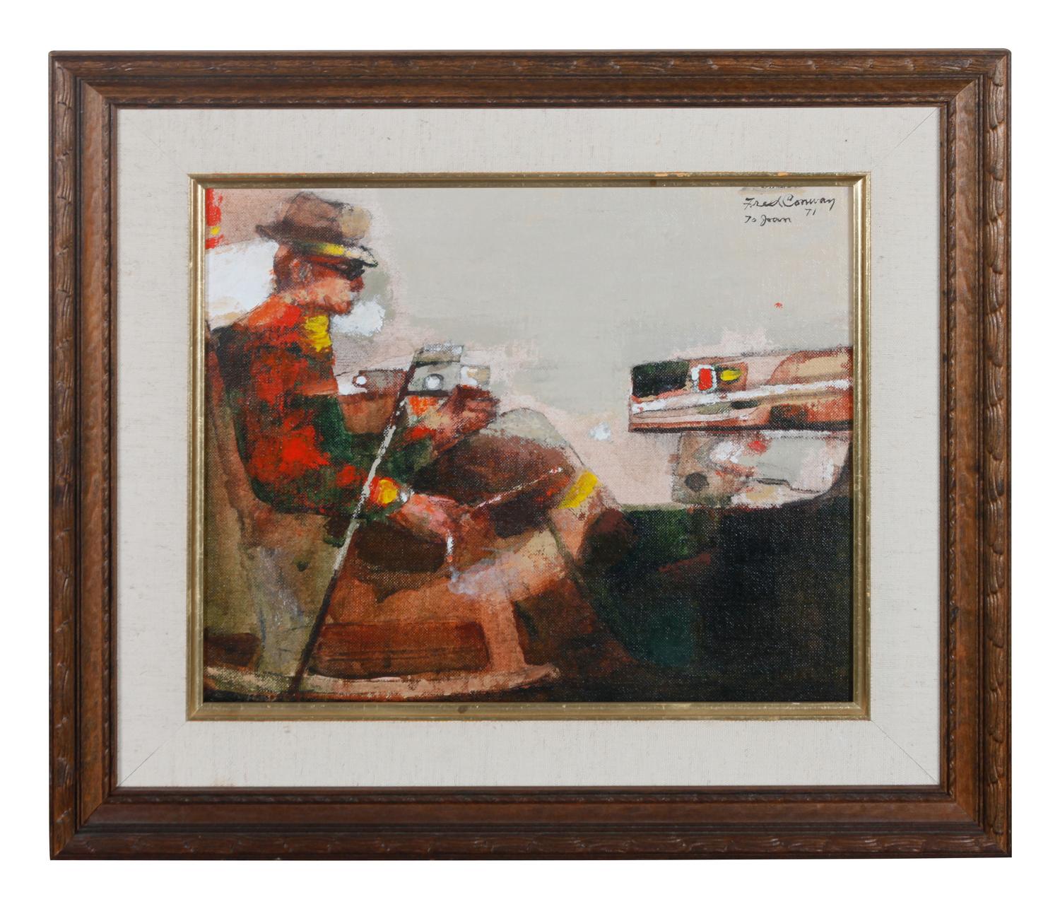 Self-Portrait in Rocking Chair, 1971