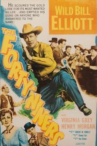 Vintage Movie Poster, The Forty-Niners