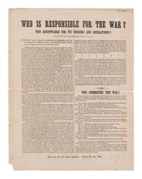 [ANTI-LINCOLN CAMPAIGN]. A group of 4 broadsides, comprising: