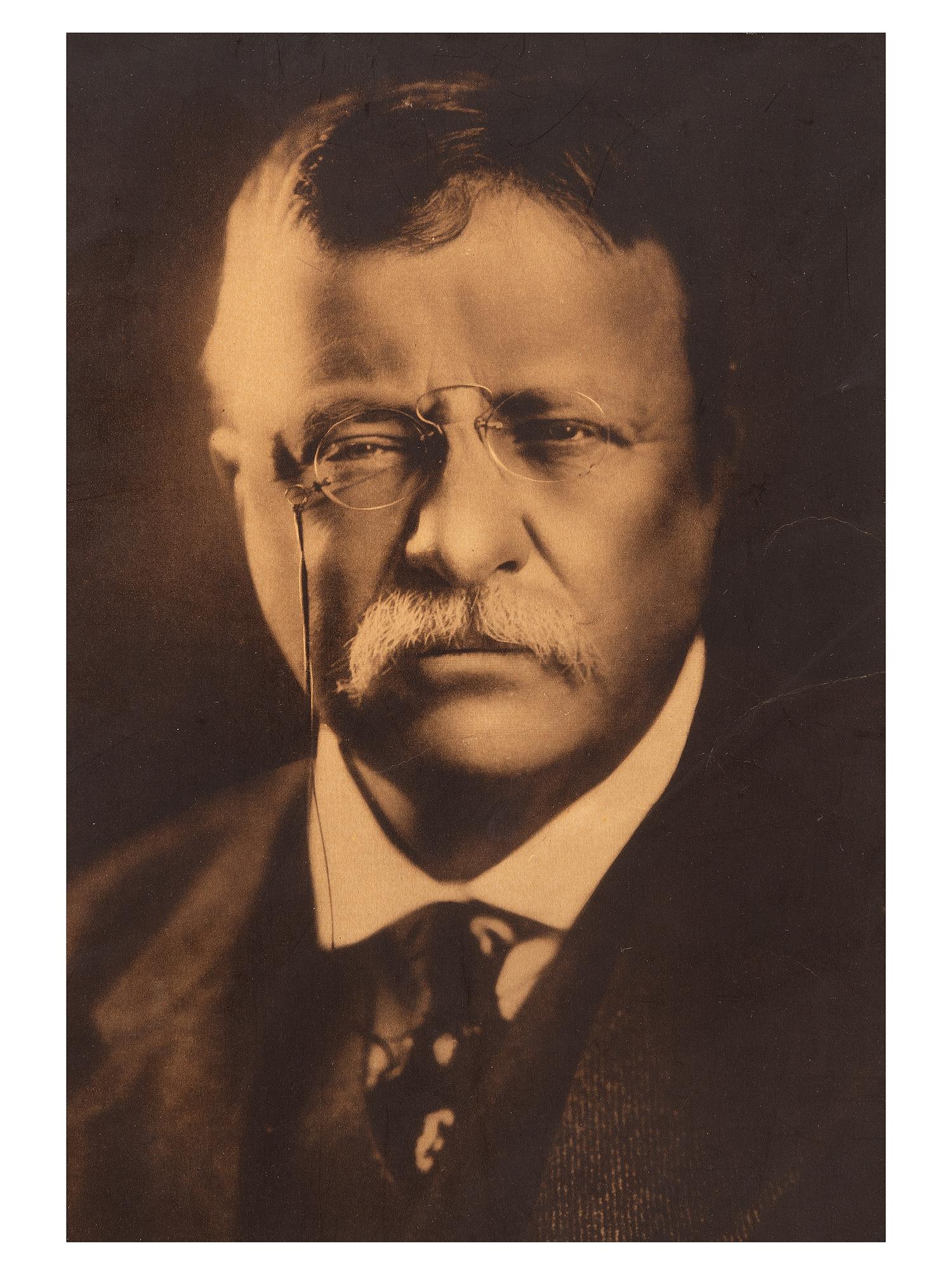 ROOSEVELT, Theodore (1858-1919). Typed letter signed ("Theodore Roosevelt"), as Vice President. Oyster Bay, NY, 5 May 1901.