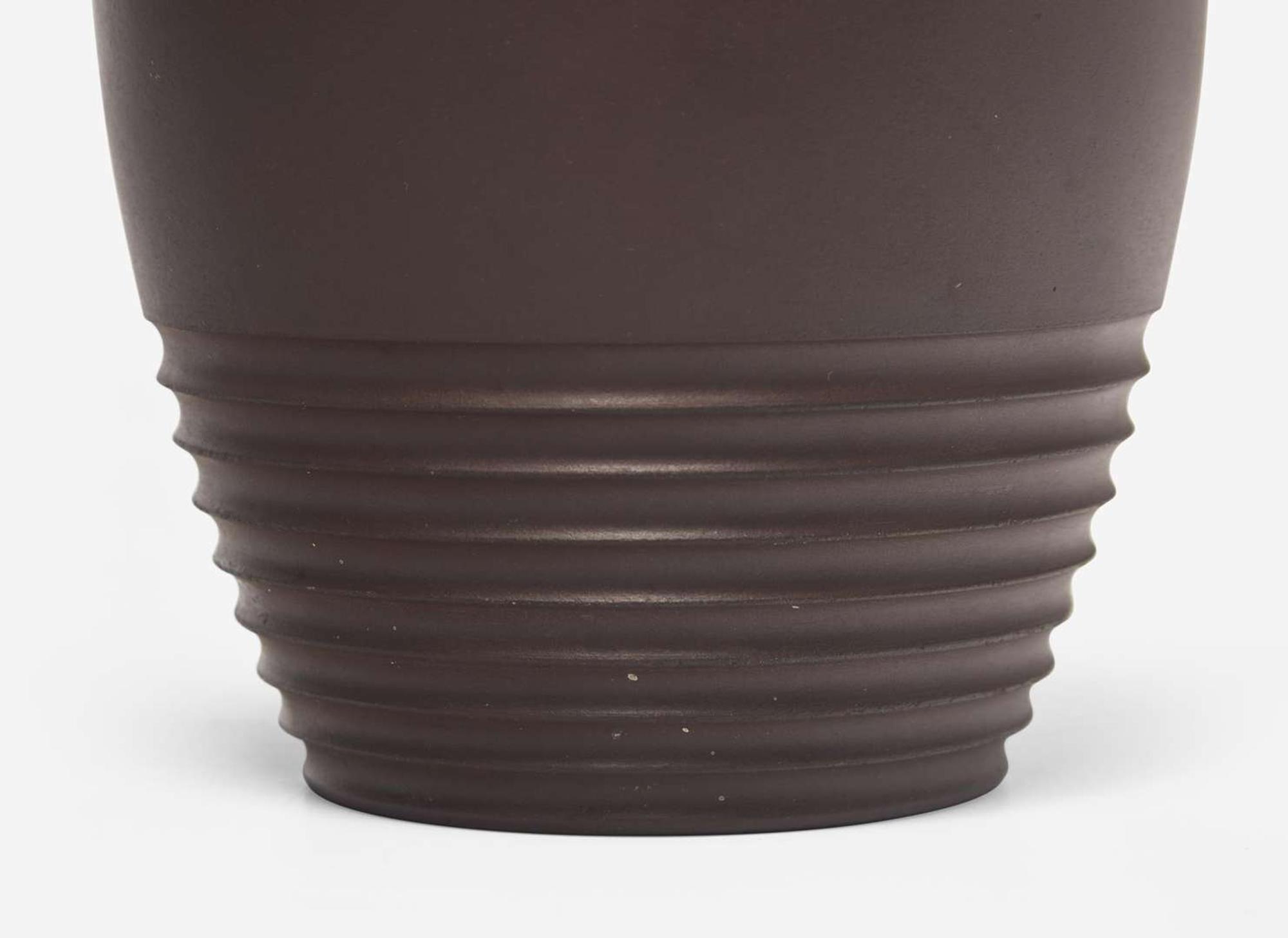 A Wedgwood Bronzed Basalt Tobacco Jar, UK, 1930s