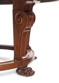 A Large English Mahogany Center Table