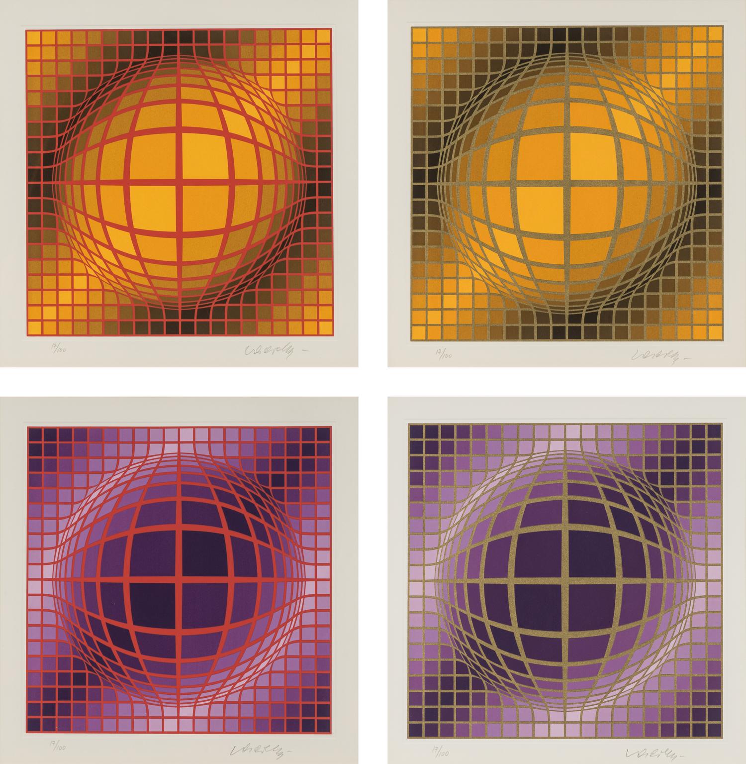 A Set of Four Prints from Tsiga , 1991