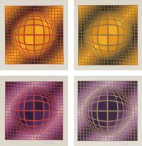 A Set of Four Prints from Tsiga , 1991