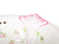 A Pair of Sherle-Wagner Painted Porcelain Sink Basins — LAST HALF 20TH CENTURY