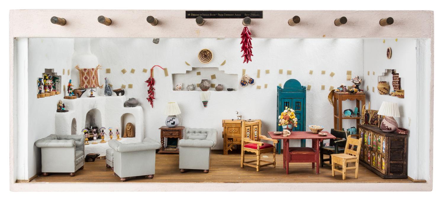 A Southwestern Style Room Height 12 x width 27 3/4 x depth 12 1/2 inches. — Decorated by Bets O'Meara