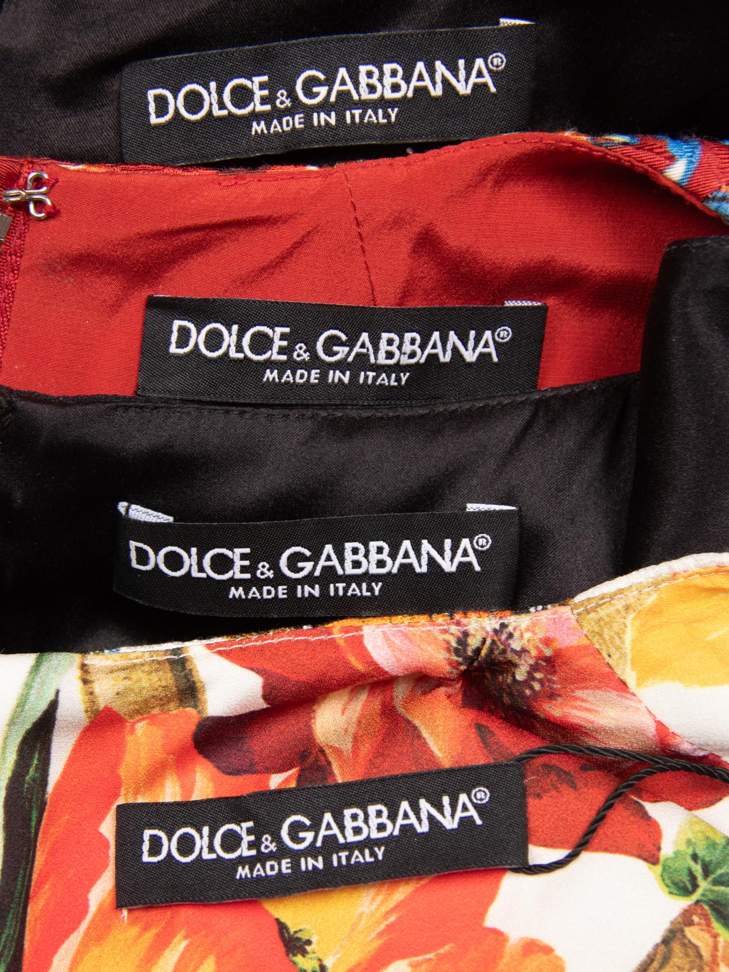 Dolce & Gabbana, Four Sleeveless Shift Dresses